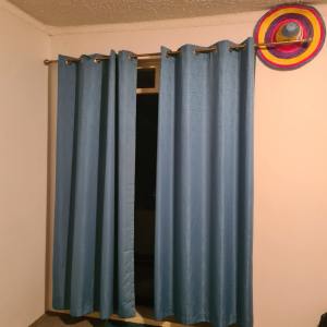 IKEA Blockout Eyelet Curtains - 140cm x 223cm