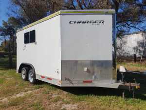 Pending American made 2 Angle Horse Float Camper