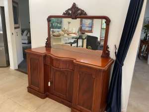 Antique Sideboard with mirror