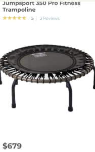 Temple and Webster (Jump sport 350) Fitness Trampoline