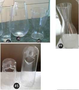 Home Decor Glass Vases - Carafe - Tealight - Glass Storage