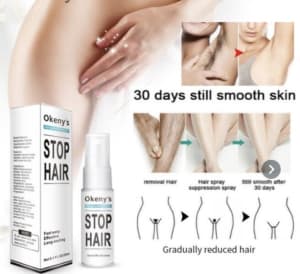 New Permanent Hair Removal Spray 20mL NEW