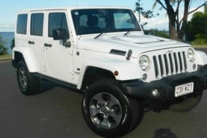 2016 Jeep Wrangler JK MY17 Unlimited Overland White 5 Speed Automatic Hardtop