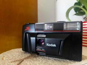 Kodak S100EF vintage 35mm film point and shoot camera.