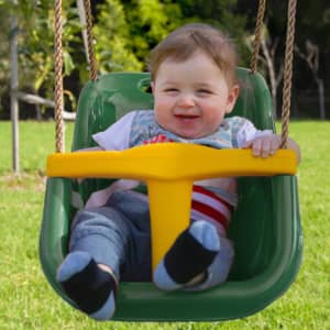 Swing Baby Seat in Green & Yellow Color