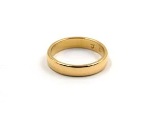 22ct Yellow Gold Unisex Ring Size K Ring 130039