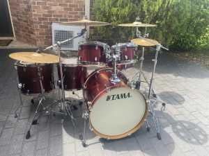 Tama Silverstar 6- Piece Drumkit & cymbals