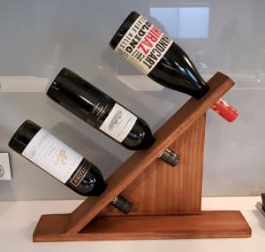Benchtop Wine Rack / Bottle Holder. Perfect giftt.