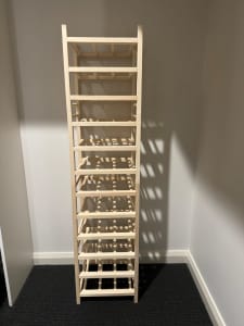 IKEA wooden stackable wine rack