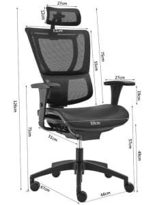 Office Chair ERGOHUMAN FIT 100 ergonomic chair- as new