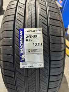Brand new Michelin 245/55R19 tyres