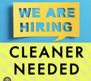Wanted: Experience residential Cleaning Subcontractor Required