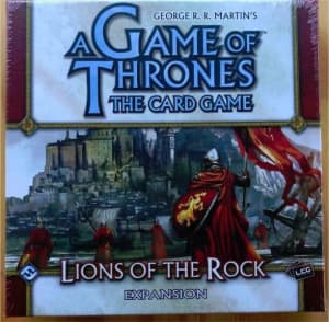 A Game of Thrones the card game Lions of the Rock Expansion (New) $25