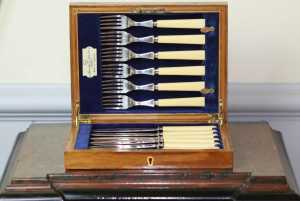 Cased Cutlery Set James Dixon & Sons C. 1900