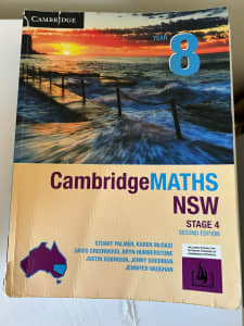 Cambridge Maths Year 8 Textbook NSW Stage 4