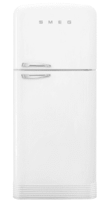 SMEG white retro style refrigerator