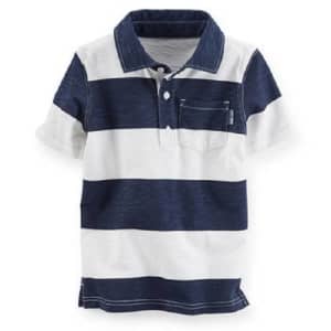 Boys Polo Shirt Jersey Genuine Carter's Top Outfit Cotton NEW
