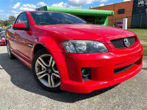 2009 Holden Commodore VE MY10 SV6 Red 6 Speed Automatic Utility