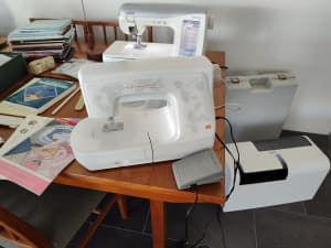Embroidery sewing machines Brother Innov-is 4000D and Huskystar ER10D 