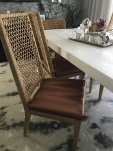 Six designer chairs from Barfoot design store