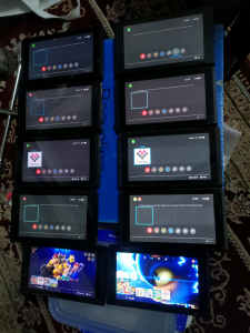 9 x NINTENDO SWITCH TABLETS FOR SALE!