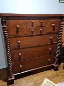 Antique Cedar Chest of Drawers 