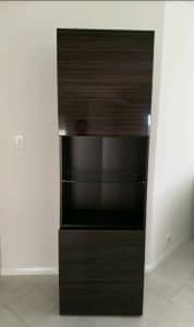 Shelving unit/IKEA cupboard/ display cabinet with 2 doors