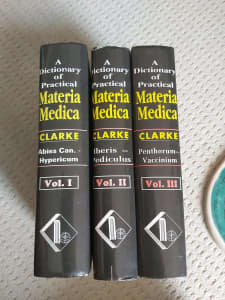Materia Medica in 3 volumes. A dictionary of practical Materia Medica 