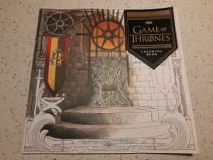 Official GAME OF THRONES COLOURING BOOK 2016 1st Ed GOT Mint Rare