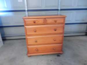 Drawers Lowboy Tallboy Draws Solid Heavy On runners