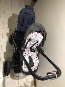 Baby Jogger City Select Lux pram with accessories
