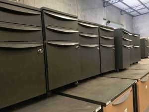 Small Grey Filing Cabinets $15 each - Vinsan Salvage G1157