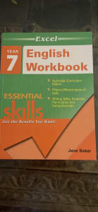 y7 English excel workbook