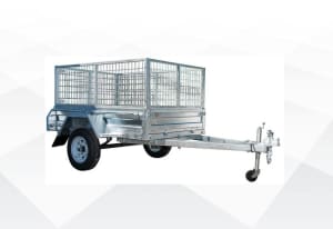 8X5 - TIPPER TRAILER (900MM CAGE)