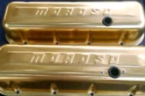 WANTED GOLD MOROSO FORD VALVE COVERS 351