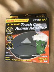Oneshot Trash Can Animal Repeller. BNIB. Nic’s homewears