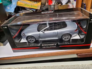 1:18 minichamps jaguar XK 2006 convertible silver with box DIECAST car