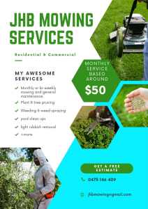 Affordable and reliable lawn mowing service 