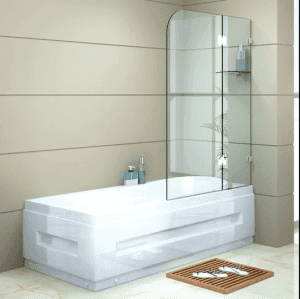 BRAND NEW Frameless shower bath panel