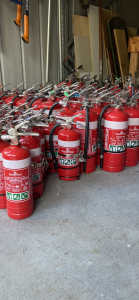 Fire extinguishers.,,