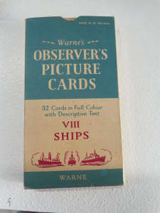 Warnes Observer cards VIII Ships