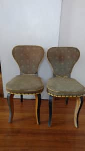 2 Antique Timber Chairs