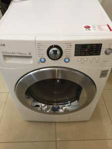 8.5kg/4.5kg LG washer and dryer combo Excellent condition WD14030RD6