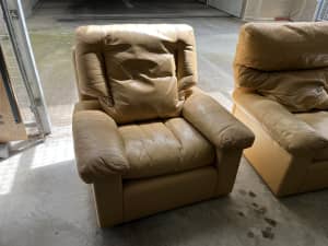 Leather Amrchairs