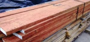 Redgum timber suitable for bench tops, tables and more