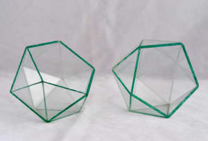 Glass terrarium - Never used - from West Elm