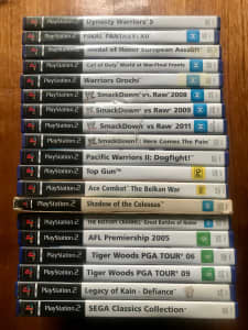 Playstation 2 Games all have been Tested and Play