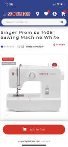 Singer Promise sewing machine 1408