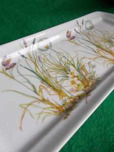 Pillivuyt Molling Floral Design Serving Platter