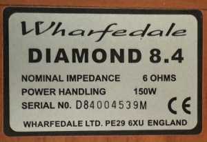 Wharfedale Diamond 8.4 Floorstanding Speaker Pair